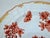 Gorgeous Herend Rust Serving Plate With Pedestal. The plate is handpainted with two tones of rust depicting butterflies...