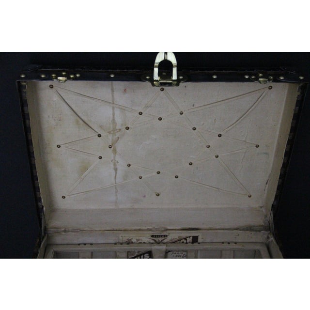 Hat Trunk in Checkered Canvas from Louis Vuitton, 1890s For Sale - Image 14 of 18
