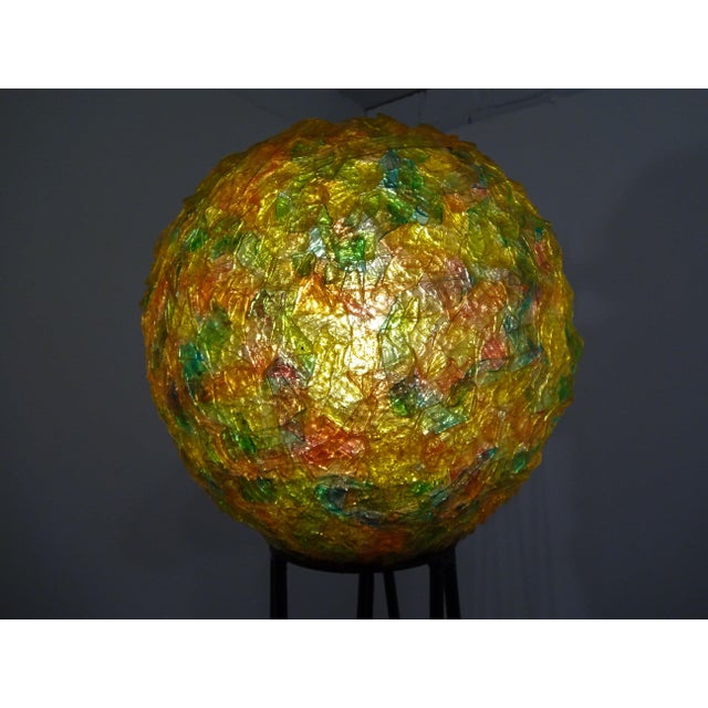 Large Italian Fiberglass Floor Lamp, 1960s For Sale - Image 6 of 18