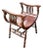 Early 20th-Century Solid Wood Vanity Saddle Chair For Sale