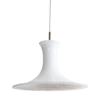 Large Marbled Glass Pendant Lamp from Holmegaard, Denmark, 1970s For Sale