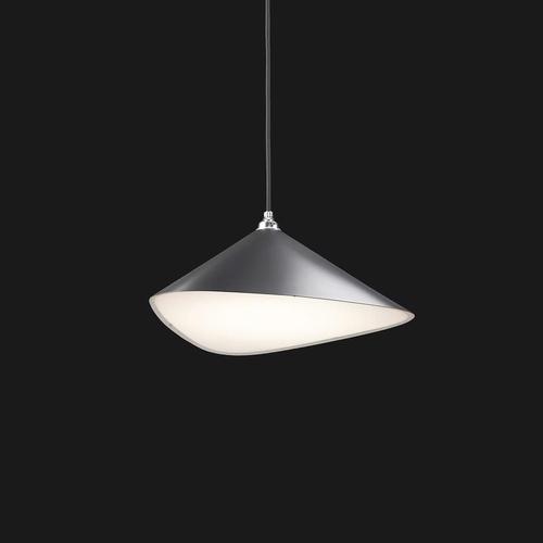 Emily I Pendant in Steel with Dark Bronze Finish by Moss Objects For Sale - Image 10 of 14