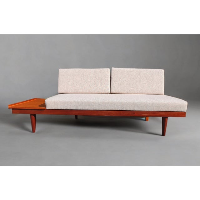 Vintage Scandinavian Daybed in Teak and Beige Fabric by Ingmar Relling for Ekornes, 1960s For Sale - Image 11 of 11