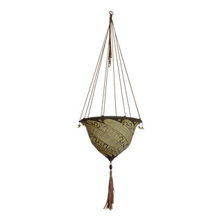 Fortuny Silk Pendant With Silk Tassel For Sale