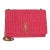 Pink Raffia Medium Kate Chain Bag For Sale