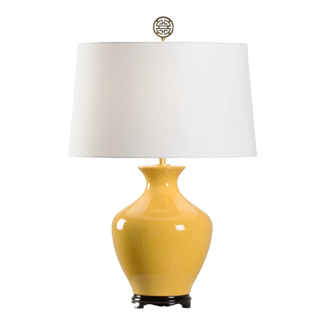 Cheryl Luckett for Wildwood Parkway Lamp - Spicy Mustard For Sale