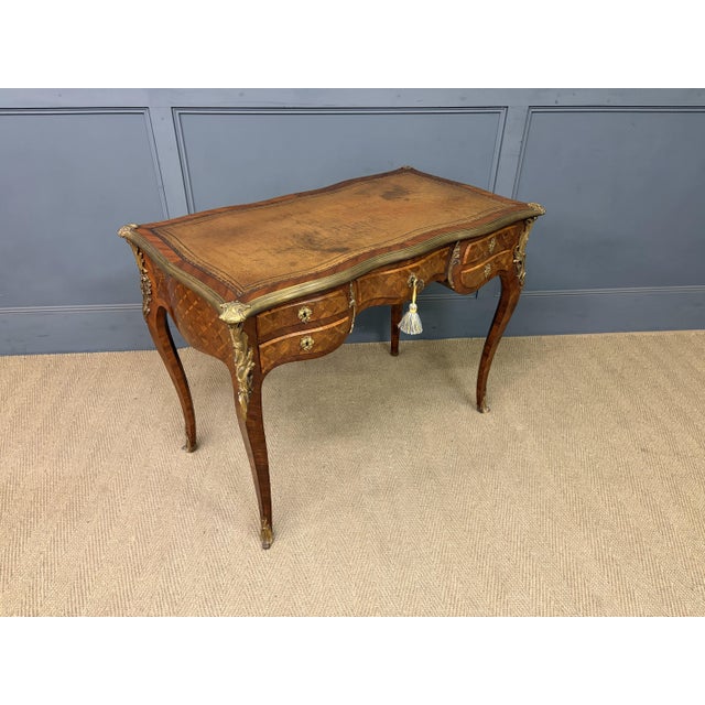 Antique French Parquetry Desk, 1885 For Sale - Image 12 of 18