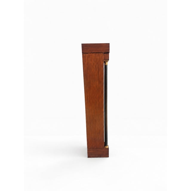 Maitland-Smith Neoclassical Empire-Style Illuminated Mahogany Bookcase For Sale In Boston - Image 6 of 14