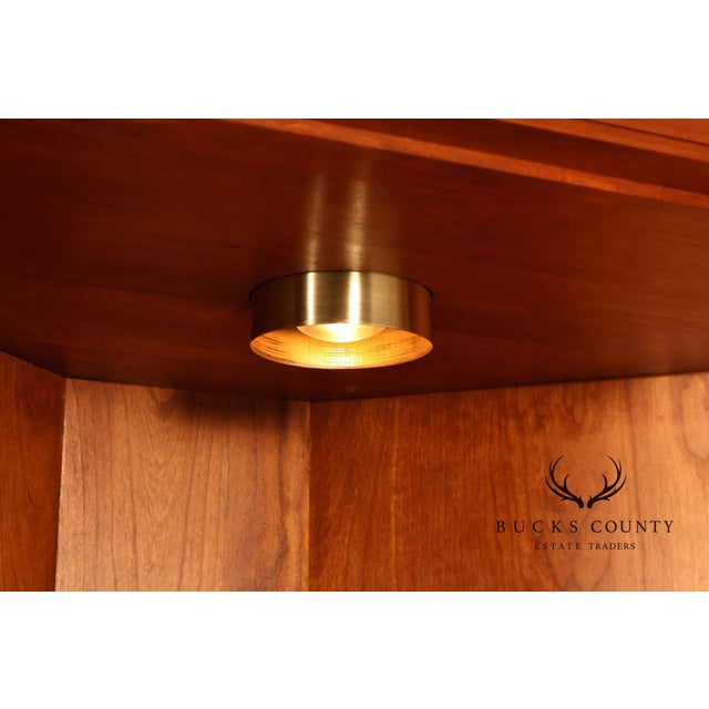 Stickley Mission Collection Cherry Corner Cabinet For Sale - Image 9 of 18