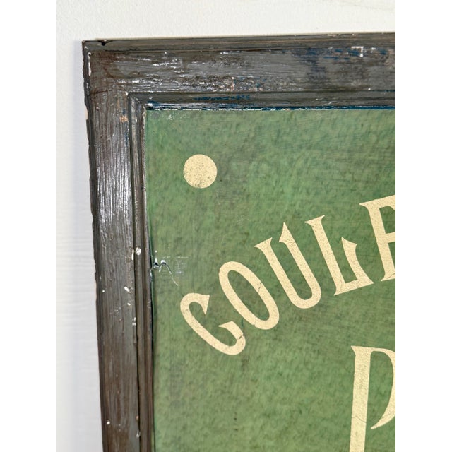 Wood Vintage French Trade Sign From Paris For Sale - Image 7 of 8