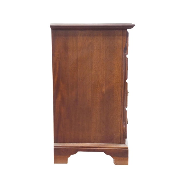 Cresent Furniture Solid Cherry Traditional Style 68" Triple Dresser 7268 For Sale - Image 11 of 13