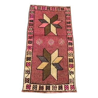Small Vintage Turkish Rug, 1960s For Sale