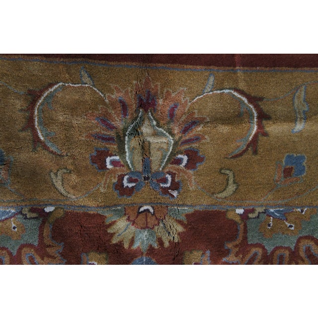Textile Safavieh Heritage 820 Red Floral All Over Geometric Wool Area Rug 10' X 14' For Sale - Image 7 of 13