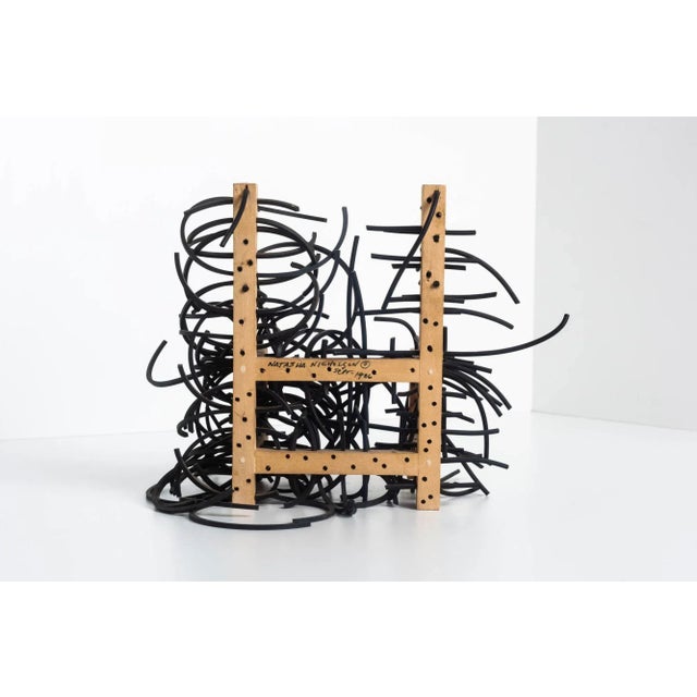 1980s Conceptual Miniature Chair by Natasha Nicholson For Sale - Image 4 of 9