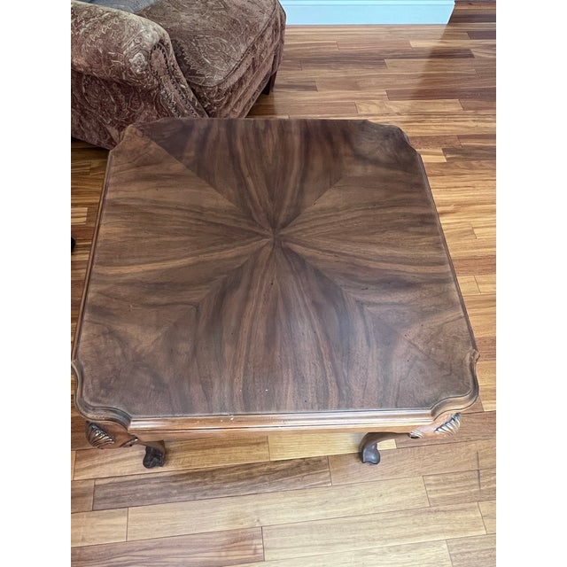 Brown 1980s John Widdicomb End Table For Sale - Image 8 of 9