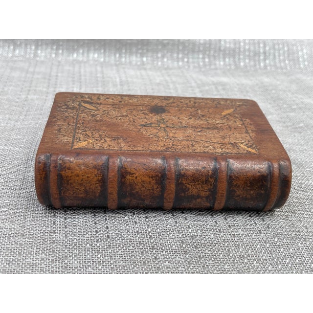 Antique Wooden Book Match Safe For Sale - Image 11 of 15