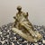 Victorian Antique 19th Century Gilt Neo-Classical Seated Woman For Sale - Image 3 of 9