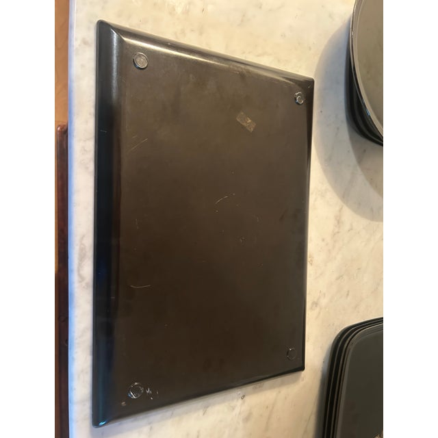 The Couroc Company Couroc Tray W/Chess Theme Inlay in Sterling - This Is One of Their Earliest & Very Rare For Sale - Image 4 of 5