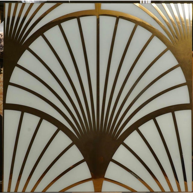 Murano Brass and Glass Wall Panel, 2000s For Sale - Image 15 of 15