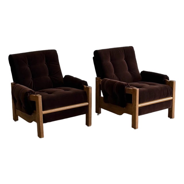 Safari Lounge Chairs - Made to Order For Sale