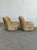 1980s Pair of Scoop Lounge Chairs in Champagne For Sale - Image 15 of 15