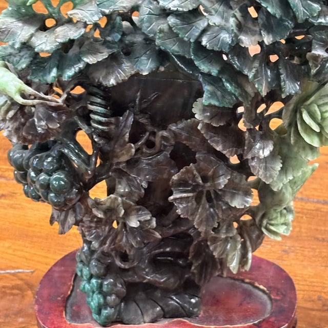 20th Century Chinese Art Jade Vase Sculpture, 1900 For Sale - Image 4 of 12