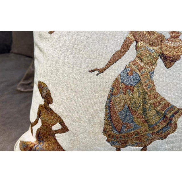 Woven African Women Cushion Cover For Sale - Image 11 of 14