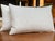 Custom Pillows With Clarence House Cut Velvet Fabric - A Pair For Sale - Image 12 of 14