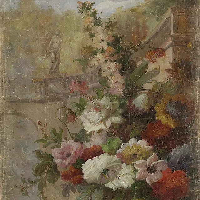 Panoramic Decorative Panel, 1800s For Sale - Image 4 of 5