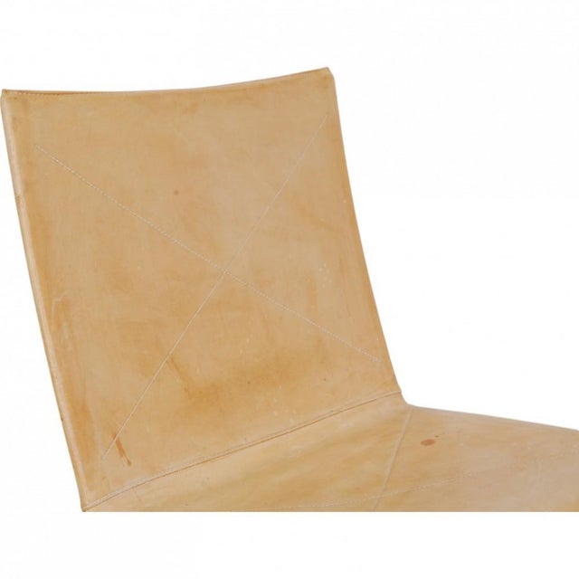 Animal Skin PK-22 Chair in Natural Leather by Poul Kjærholm, 1990s For Sale - Image 7 of 18