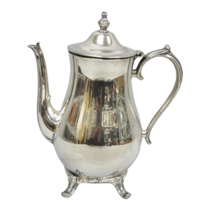 Vintage International Silver Co Silver Plated Victorian Teapot Coffee Pot