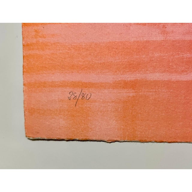 Pietro Consagra, Pietro Consagra Italian Mod Abstract Expressionist Forma Brutalist Lithograph, 1960's-1970's For Sale In Miami - Image 6 of 6