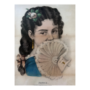 Mid 19th Century "Fannie" Currier & Ives Lithograph