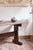 Oak Side Table with Pegged Trestle Base, France, 1950s For Sale - Image 11 of 12