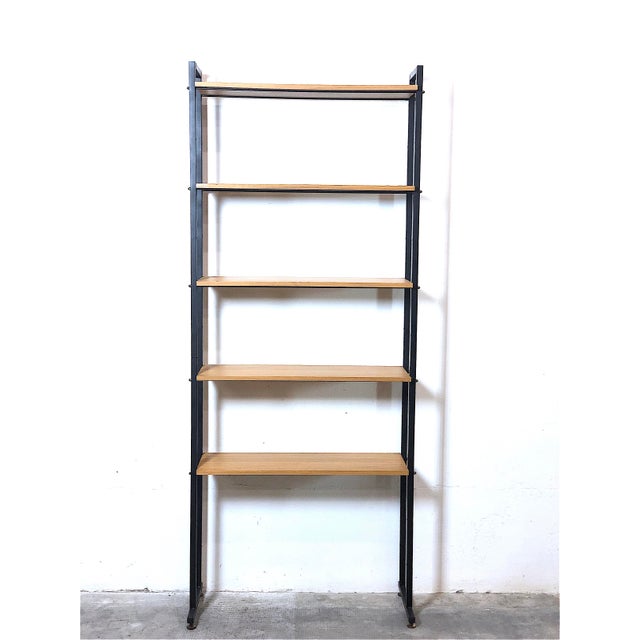 Vintage Italian One-Bay Modular Bookcase, 1960s For Sale - Image 9 of 11