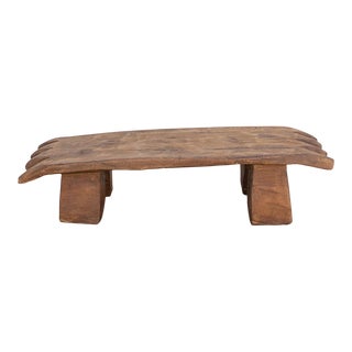 Tribal Wooden Table Top Stand For Sale