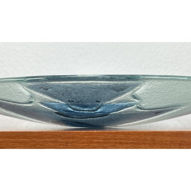Mid-Century Large Danish Art Glass Bowl, 1960s For Sale - Image 5 of 18