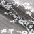 Schumacher Sample - Schumacher Twiggy Silk Fabric in Pewter For Sale - Image 4 of 5