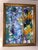 Vintage Large Abstract Impasto Oil Painting With Floral Motifs in a Gold Frame. For Sale - Image 10 of 12