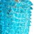 Art Deco Pair of Art Deco Style Italian Aquamarine Murano Glass Centerpiece Vases For Sale - Image 3 of 10