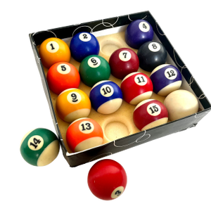 Vintage Belgian Aramith Billiard Balls in Original Box