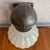 Antique Industrial Cast Iron Wall Sconce With Milk Glass Shade For Sale - Image 9 of 12