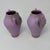Pair of Antique Art Nouveau Schafer & Vater Jasperware Vases Pink Cameo Germany For Sale - Image 4 of 10