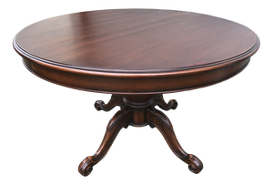 Round Oval Extendable Table, 1970s