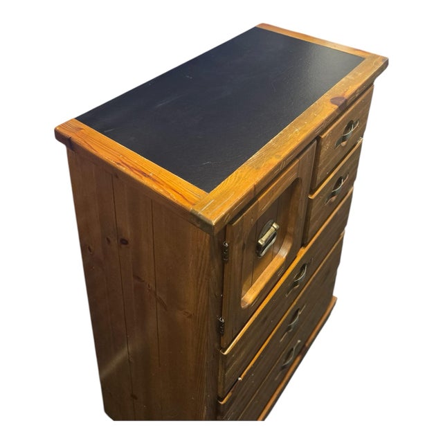 Young-Hinkle “Ship Ahoy” Vintage Nautical Dresser & Nightstand Set, Circa 1970s For Sale - Image 4 of 12