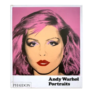 " Andy Warhol Portraits " First Edition Landmark Volume Large Hardcover Pop Art Book