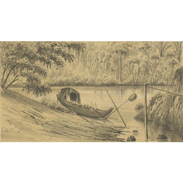 Late 19th Century Suriname Jungle Life and Sacred Stone Lithographs by Karl Martin, 1888, Set of 2 For Sale - Image 5 of 10