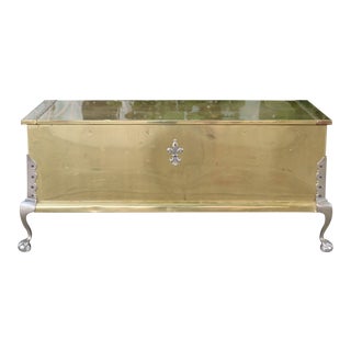 Hollywood Regency Trunk Storage For Sale