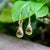 Gold 20k and 14k Gold Diamond and Citrine Briolette Drop Earrings, Pair For Sale - Image 8 of 9
