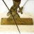 Vintage Neoclassical Marble Foot Table Lamp with Egyptian Warrior For Sale - Image 9 of 17